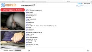 Lucky on Omegle # 16, really Submissive Blonde Part 2
