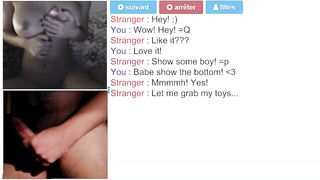 Adolescente D'omegle Au Seins Parfait!