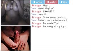 Adolescente D'omegle Au Seins Parfait!