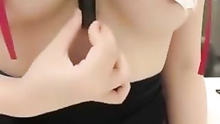 熊 貓 TV主 播 美 娜 醬 Baby 意淫被爸爸内射