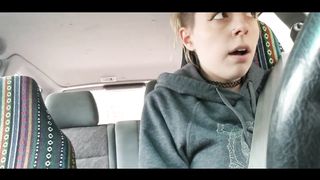 In Public with Vibrator and having an Orgasm while Driving