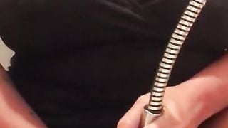 MILF Masterbating with Hand Held Shower Massager