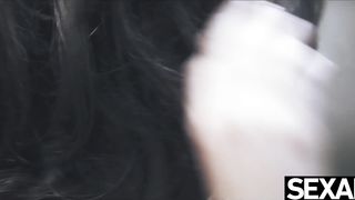 Beautiful lesbians eat each other's wet pussy to intense orgasms