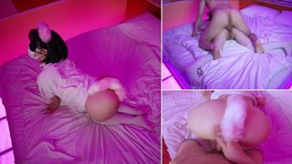 白猫ちゃんと濃厚セックス　個人撮影・日本人・素人