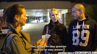 CZECHCOUPLES - Beautiful Czech Pair Gets Money for GF Exchange