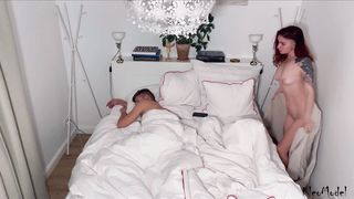 Cheating wife Double Creampie Sex KleoModel couple