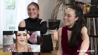 Carly Rae Summers reacts to Wild Lesbian Squirting Orgy - Ersties