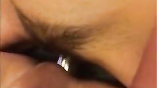 Real amateur couple share stainles Steel Double Dildo