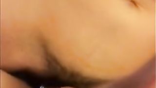 Real amateur couple share stainles Steel Double Dildo