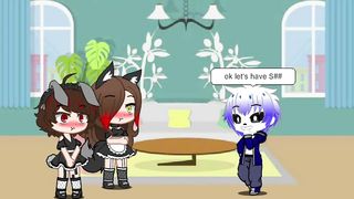 Frisk and chara in maid outfits and extra