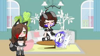 Frisk and chara in maid outfits and extra