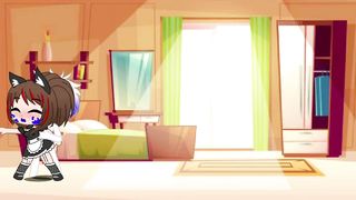 Frisk and chara in maid outfits and extra