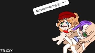 Gacha futa mrs.afton fuck eli in a locker part2 (not mine)