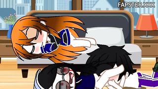 Gacha fucking the redhead and her friend (not mine)