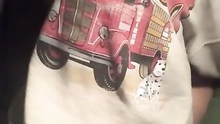 Little whore gets pounded RAW in her Car!!