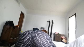 Chubby Red Head in Leggings Twerks and Reveals Her Sexy Little Thong