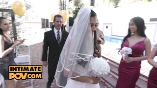 itsPOV - Wedding night fuck foursome with Gianna Dior, Kristen Scott and Jade Kush