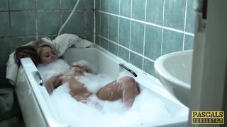 PASCALSSUBSLUTS - Busty Blonde Sub Fucked Hardcore By Dom