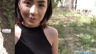 Public Agent Kitty Love fucked by big cock on a guided tour