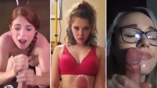 Try Not TO Cum Challenge. No creepy guy up in corner jerking it!