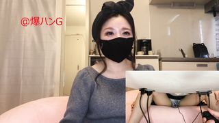 【個人撮影】大人しい人妻さんをローターで悪戯して観察してみた！ねちょねちょ汁をパンツの中出してたｗ