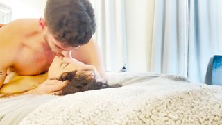 Real Couple Sextape - Passionate Kissing and Fucking - Creampie Ending