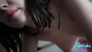 The bitch serves the cock of her sister's boyfriend