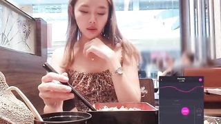 Unspeakable pleasant in public with remote control vibrator - Lust2