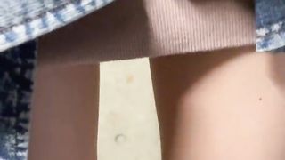 パイパン女子大生との生ハメ野外プレイをスマホでリアルハメ撮り！〜バイブ入れてお買い物からの車内オナニー〜amatuer/RYO＆YUU♡　露出/調教/バイブ/フェラチオ/オナニ/10代/貧乳