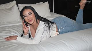 (Watch This) Super Hot Ebony Stepmom Takes Stepsons Game Away To Make Him CUM! | ft Jennifer Exxotic