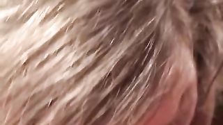 Hot Cougar Granny Loves To Suck! Eye Contact POV BJ With Deepthroat Throat Fuck