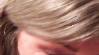 Hot Cougar Granny Loves To Suck! Eye Contact POV BJ With Deepthroat Throat Fuck