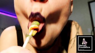 Sloppy Lollipop and drool JOI