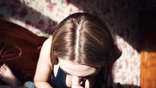 Gorgeous sloppy blowjob at sunset-DozzaZanoza