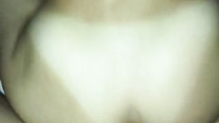 blonde riding BBC anal gape