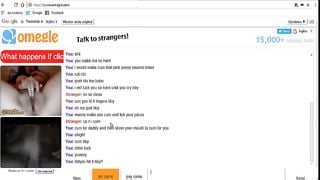 Dirty Teen Slut getting Horny on Omegle for Huge Cock