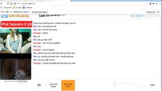 Hot Busty Chick Teasing me on Omegle until I Cum