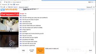 Hot Busty Chick Teasing me on Omegle until I Cum