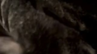 Washing my fat black pussy