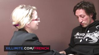 Big boobs blonde woman is really naughty