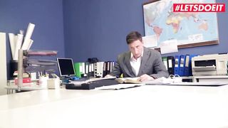 BUMSBUERO - Office Secretary Knows Her Boss Wants To Get Laid - LETSDOEIT