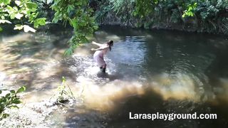 British MILF Getting Dirty in the Wilderness