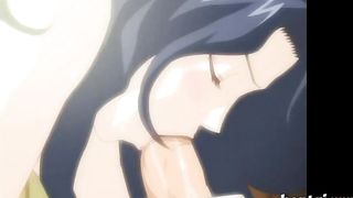 Busty Slut give security advisor Blowjob and turns on his assistant