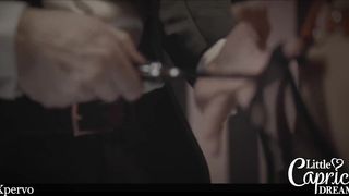 XPERVO com - HOT Blonde Lilly Bella Bound and Desperate For Two Big Cocks