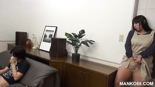 Chubby Asian is ready for a quickie