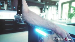 TOUGHLOVEX Sexy Latina maid Camila Cortez has her holes used in the kitchen