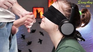 A game of taste- My best friend give me when I was guessing the taste of ice cream! SanyAny