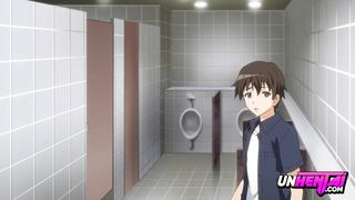Fucking In A Public Bathroom! Hentai