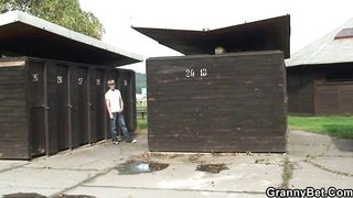 Old gets nailed in the changing room