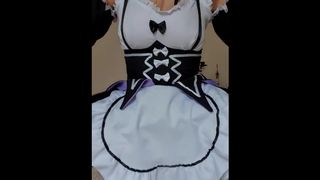 Sexy cosplay masturbation
